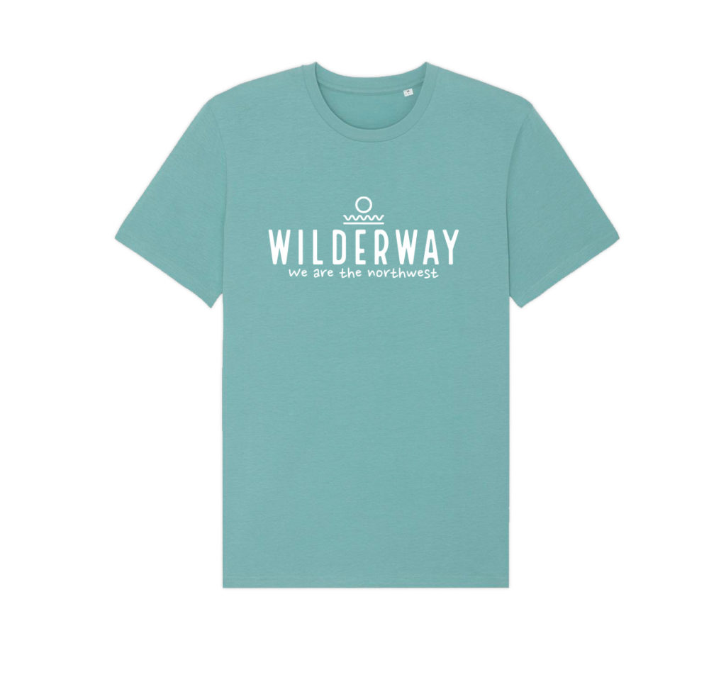 La camiseta wilderway azul océano combina a la perfección con el Norte